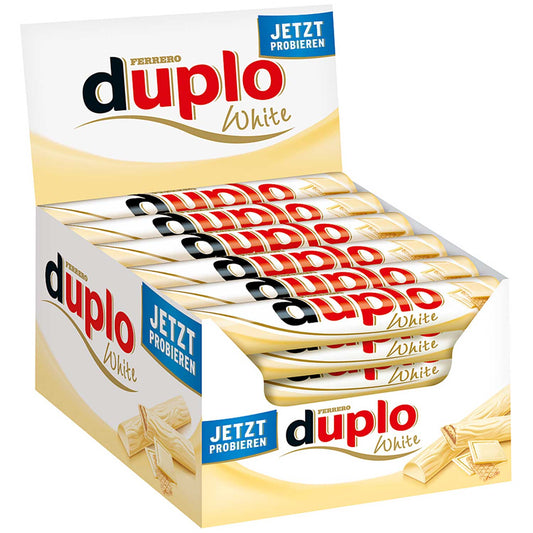 duplo White 40er - Duplo Riegel mit weisser Schokolade und Nugatcremefüllung – Produktansicht