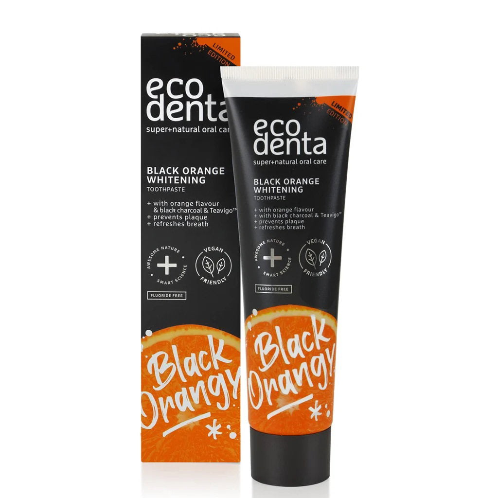 Ecodenta, Black Orange Whitening, Protective & Antiplaque, Zahnpasta, 100 ml