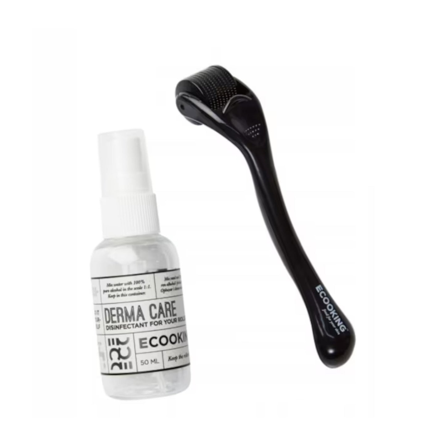 Ecooking Ecooking, Derma Roller, Schwarz, Elastizität und Festigkeit, Gesichtsmassageroller Regular