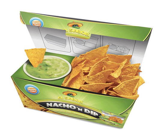 El Sabor Nacho ´N Dip Guacamole 175g Chips mit Dip
