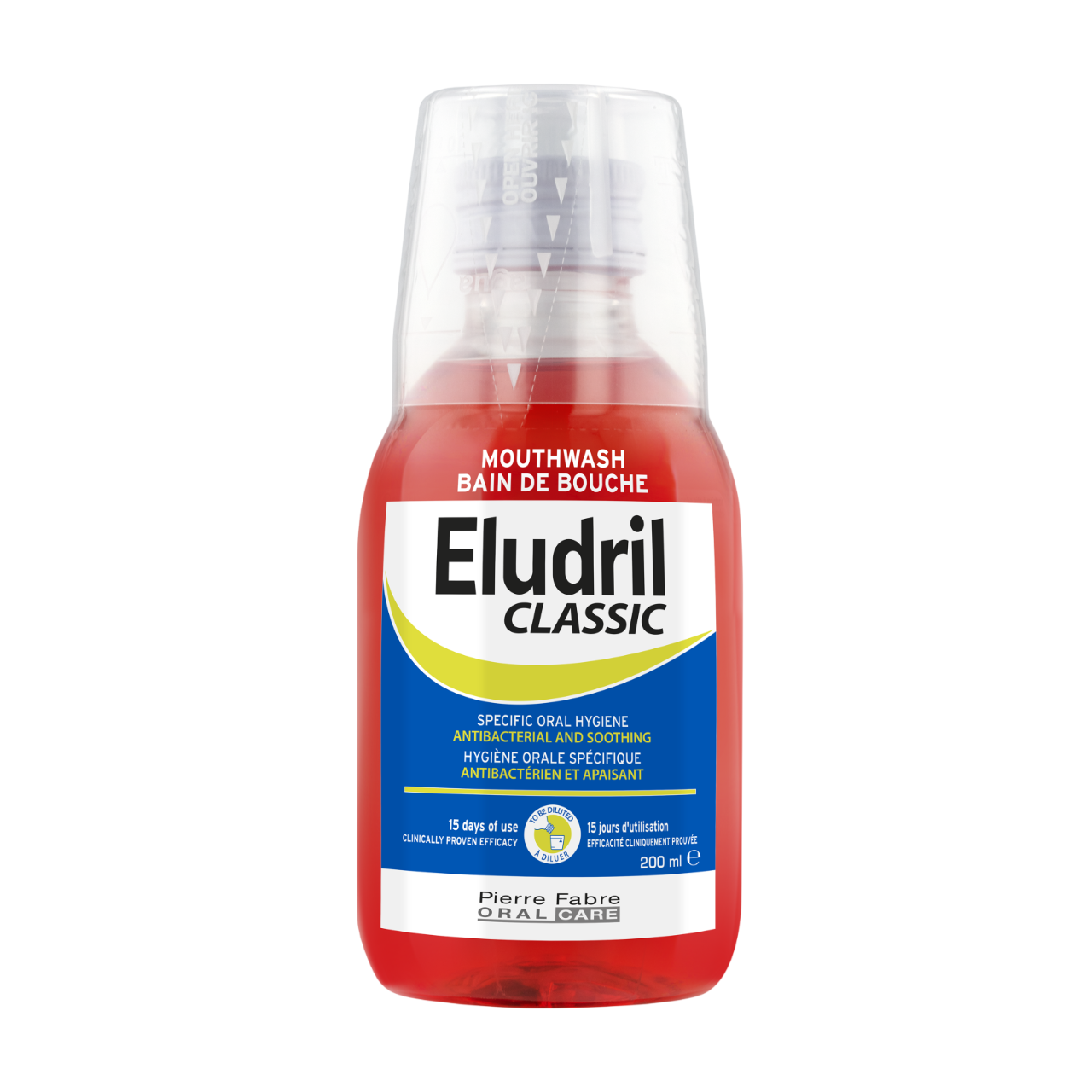 Eludril, Mundwasser, Anti-plaque, 200 ml
