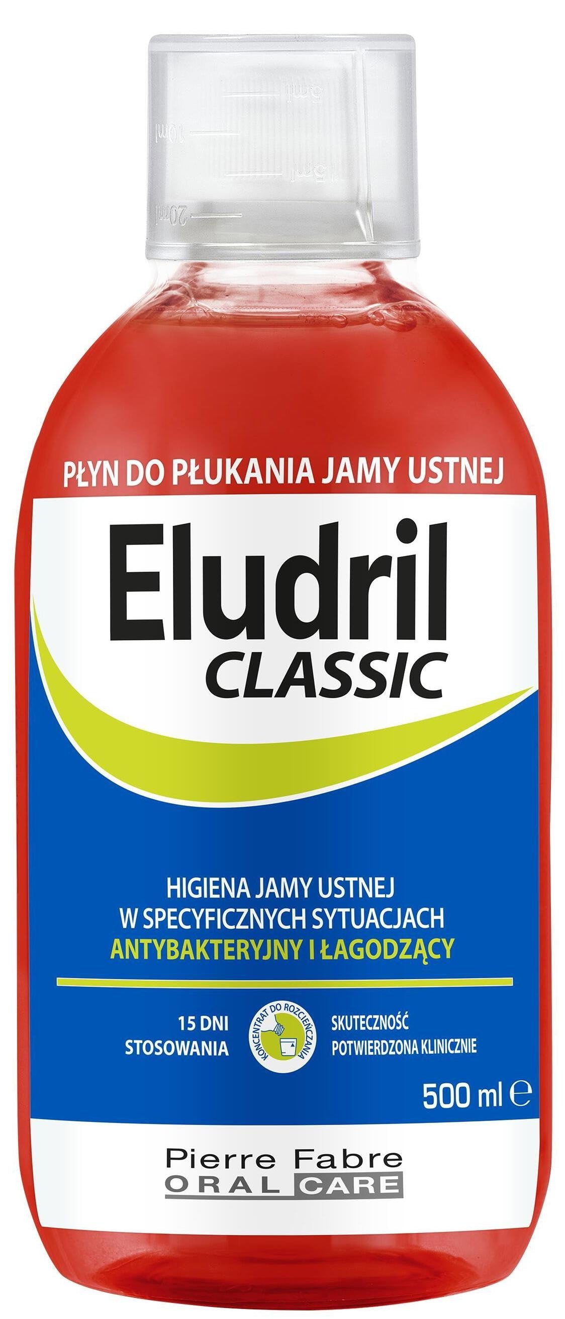 Eludril, Mundwasser, Anti-plaque, 500 ml