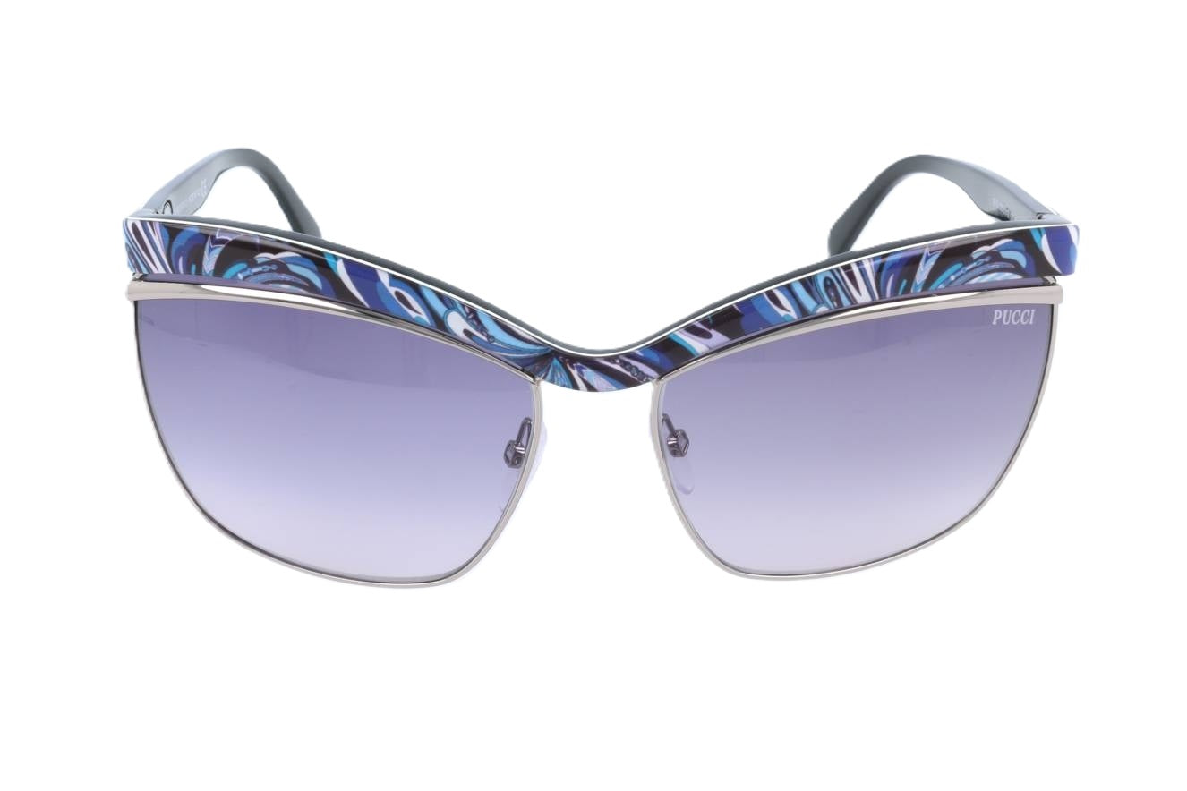 EMILIO PUCCI SUNGLASSES EP0009 BLACK EP0009-05B 61-16-135 Sonnenbrille Schwarz ansicht-3