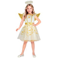 "ENGEL" (Kleid, Flügel, Heiligenschein) – Vorderansicht