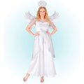 "ENGEL" (Kleid, Flügel, Heiligenschein) – Vorderansicht