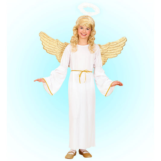 "ENGEL" (Kleid, Gürtel, Heiligenschein) – Vorderansicht
