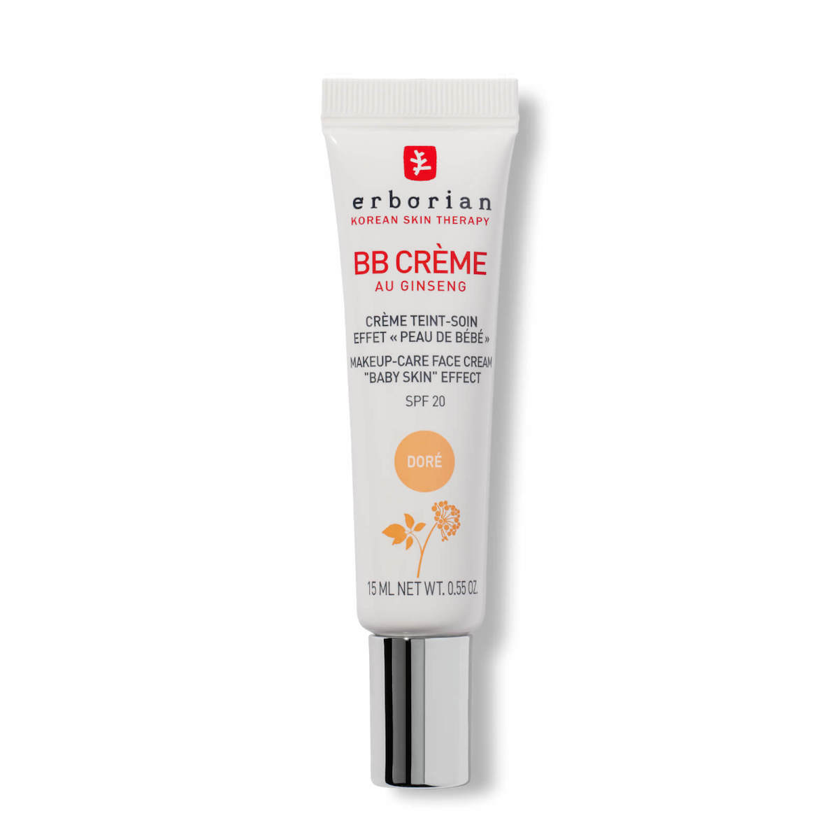 Erborian Erborian, B.B Cream, BB-Creme, Dore, SPF 20, 15 ml Regular