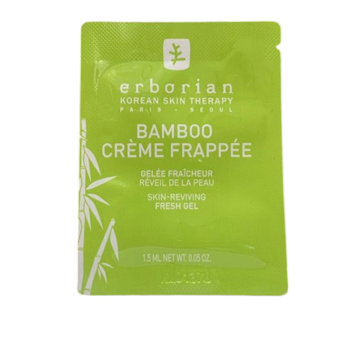 Erborian Bamboo Crème Frappee feuchtigkeitsspendendes Gesichtsgel 1,5 ml Muster