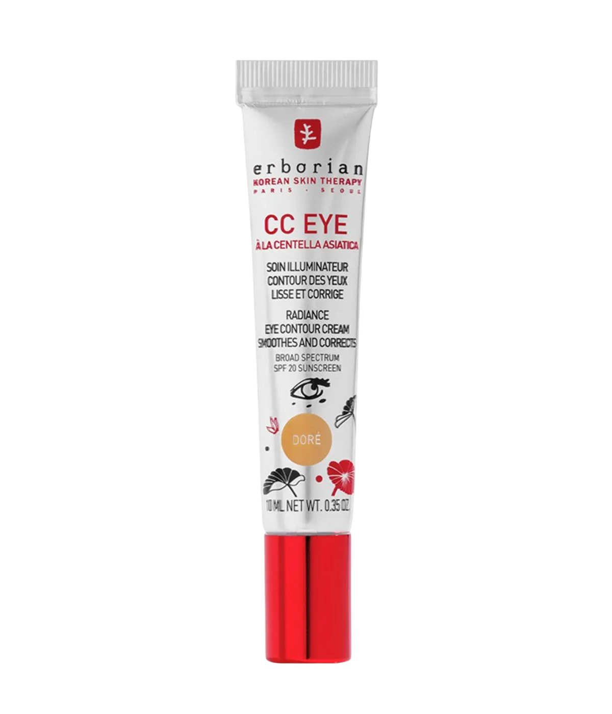 Erborian, CC, Strahlkraft, Augencreme Concealer, Dore, 10 ml