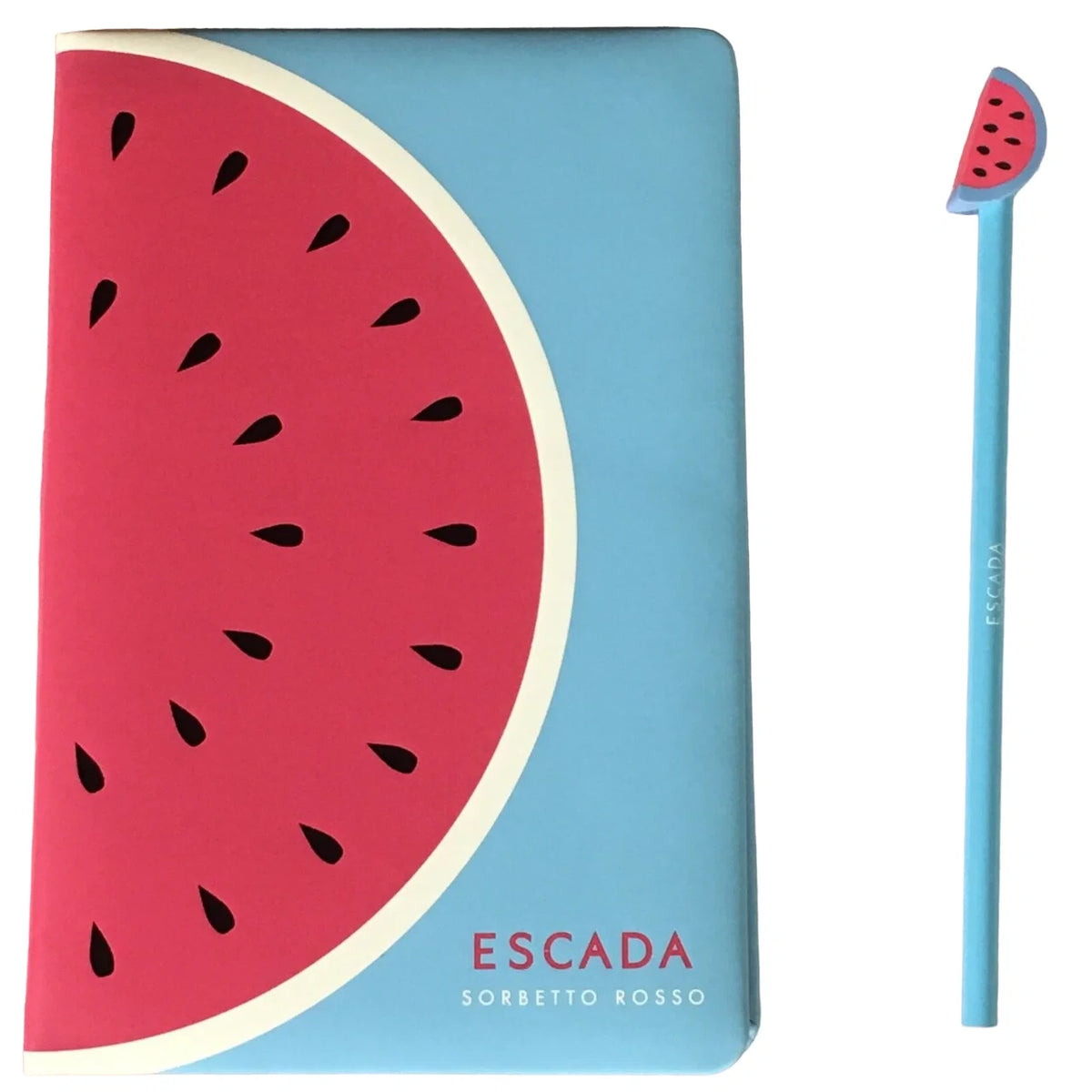 Escada, Summer Limited Edition - Sorbetto Rosso, GWP Notizbuch, Blau