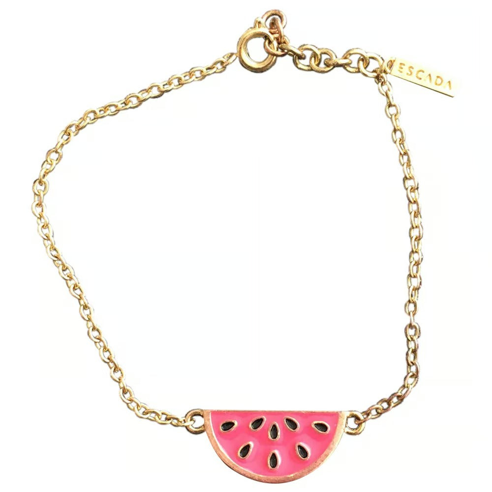 Escada Escada, Summer Limited Edition - Sorbetto Rosso, Melone, Armband aus unedlem Metall, 11939595, 17 cm, Gold, Für Frauen