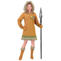 "ESKIMO" (Kleid mit Kapuze, Handschuhe, Stiefelüberzieher) – Vorderansicht