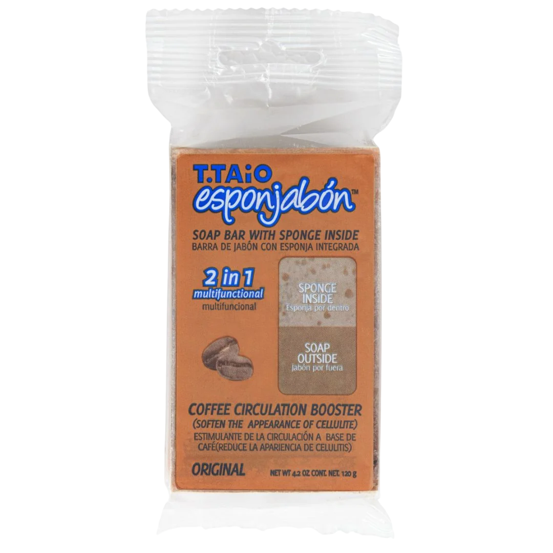 Esponjabon, Coffee, Cleansing & Softening, Kaffee, Seife und Schwamm 2-in-1, Körper, 120 g