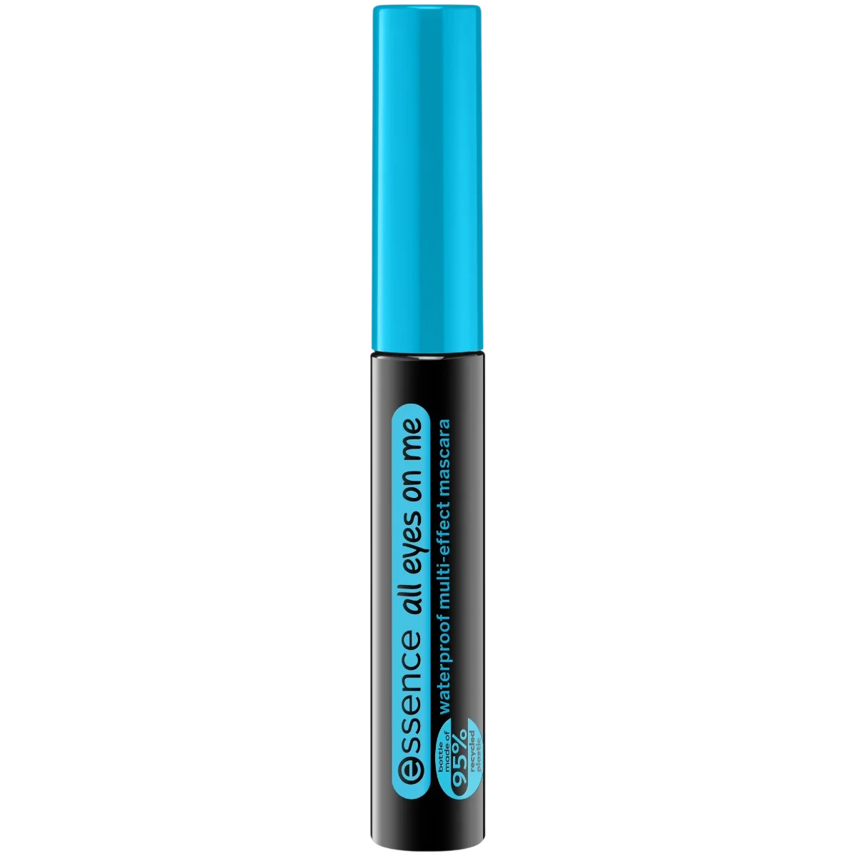 Essence, All Eyes On Me, Wasserdicht, Multieffekt, Wimperntusche, 01, Weiches Schwarz, 8 ml