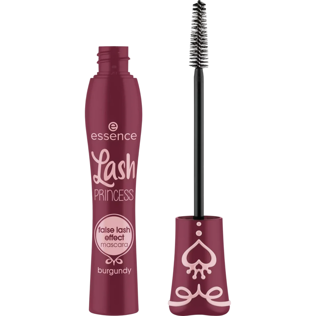 Essence, Lash Princess, Falsche Wimpern Effekt, Wimperntusche, Burgund, 12 ml