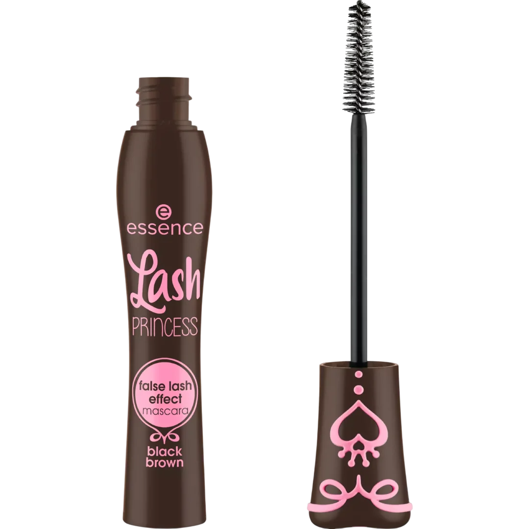Essence, Lash Princess, Falsche Wimpern Effekt, Wimperntusche, Schwarz Braun, 12 ml