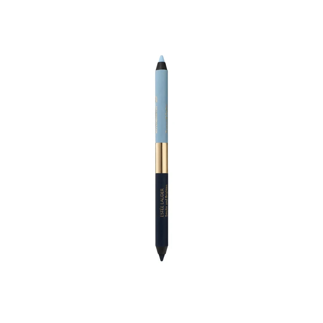 ESTEE LAUDER SMOKE & BRIGHTEN KAJAL EYELINER DUO MARINE/SKY BLUE