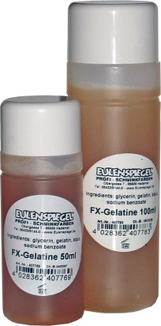 SFX Gelatine Modelliermasse – Profi Transparent 50ml von Eulenspiegel - Fasnacht24.ch