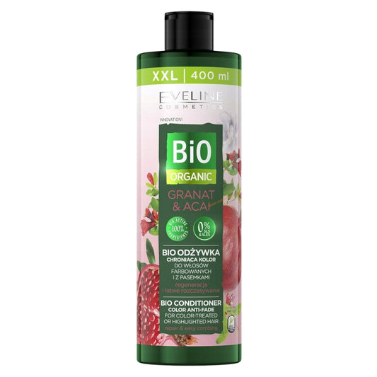Eveline Cosmetics Eveline Cosmetics, Bio Organic, Haarspülung, Farbschutz, 400 ml *Tester