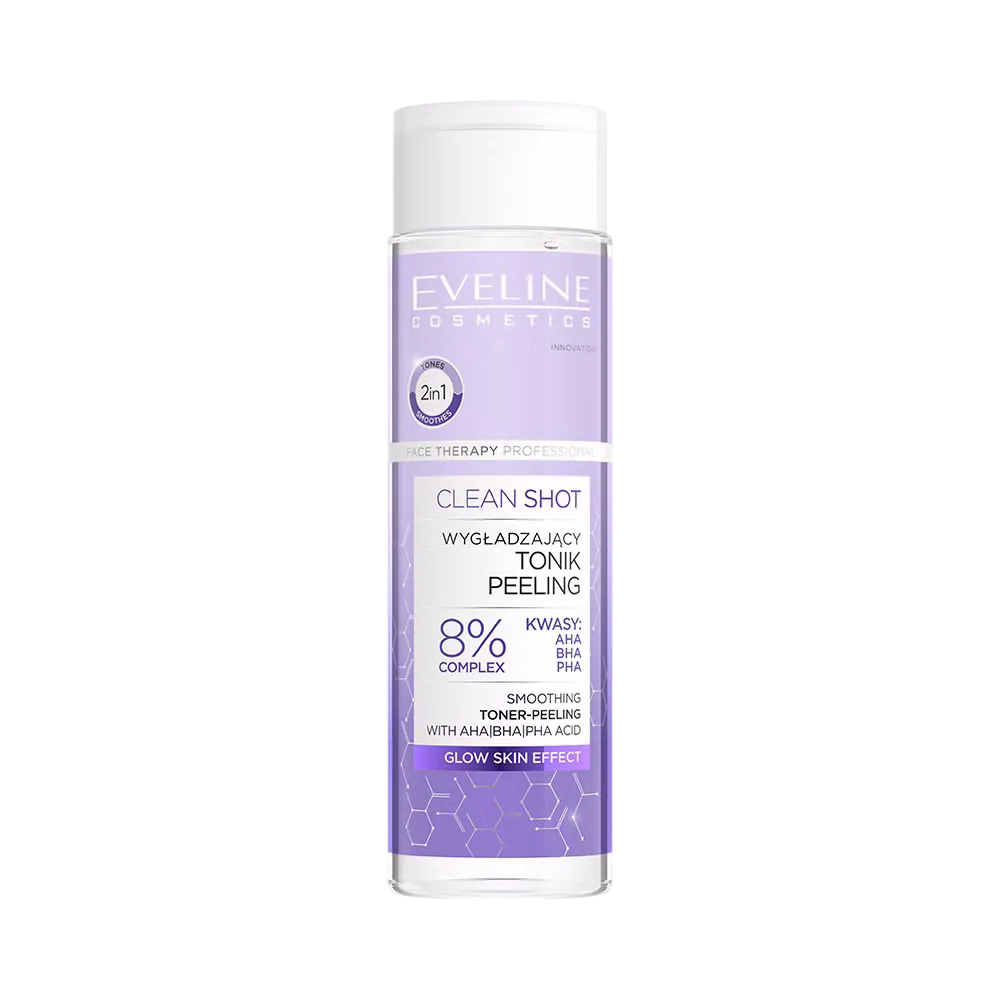 Eveline Cosmetics, Clean Shot, Schälen, Gesichtswasser, Für das Gesicht, 200 ml