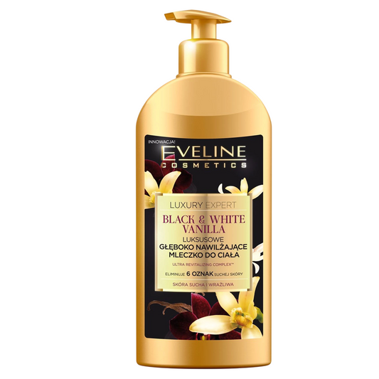 Eveline Cosmetics Eveline Cosmetics, Luxury Expert Black & White Vanilla, Vanille, Hydratisierend, Täglich anwenden, Körperlo