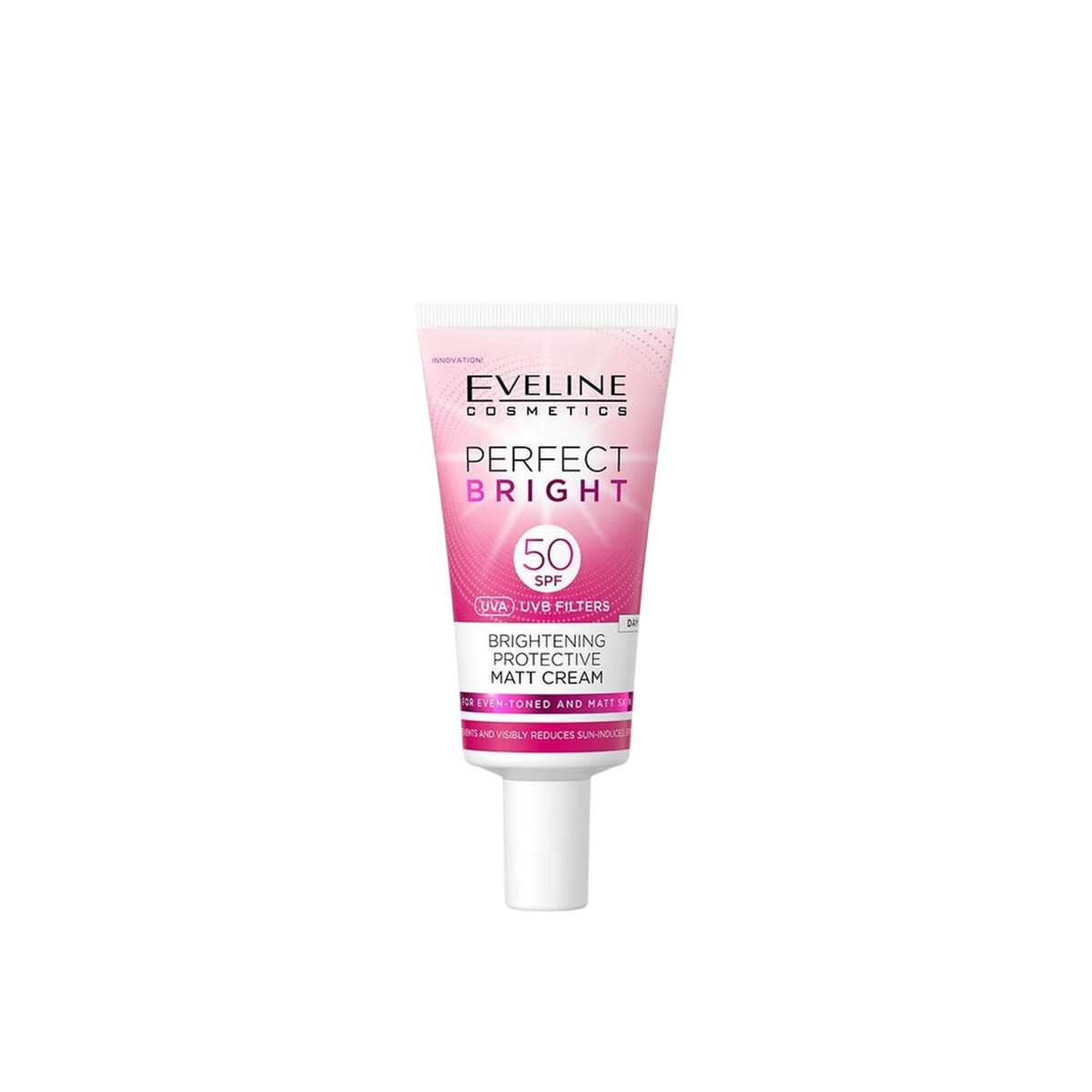 Eveline Cosmetics, Perfect Bright, Aufhellung, Tag, Sahne, Für das Gesicht, SPF 50, 30 ml