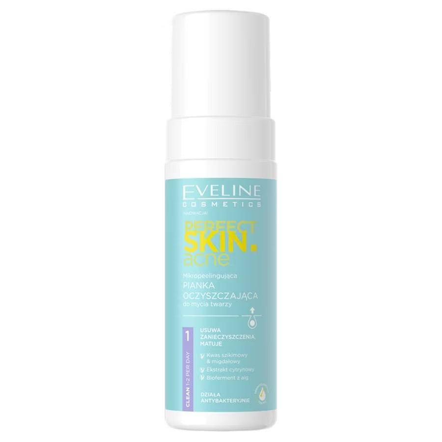 Eveline Cosmetics, Perfect Skin.Acne, Reinigung, Reinigungsschaum, 150 ml