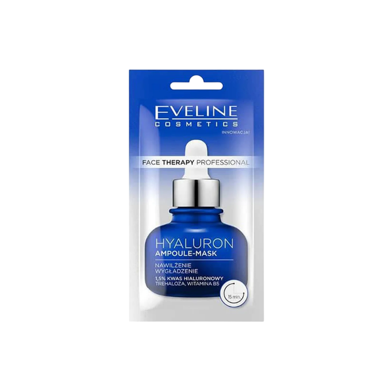 Eveline Cosmetics, Therapy Professional, Hyaluronsäure, Intensive Hydratation, Crememaske, Für das Gesicht, 8 ml