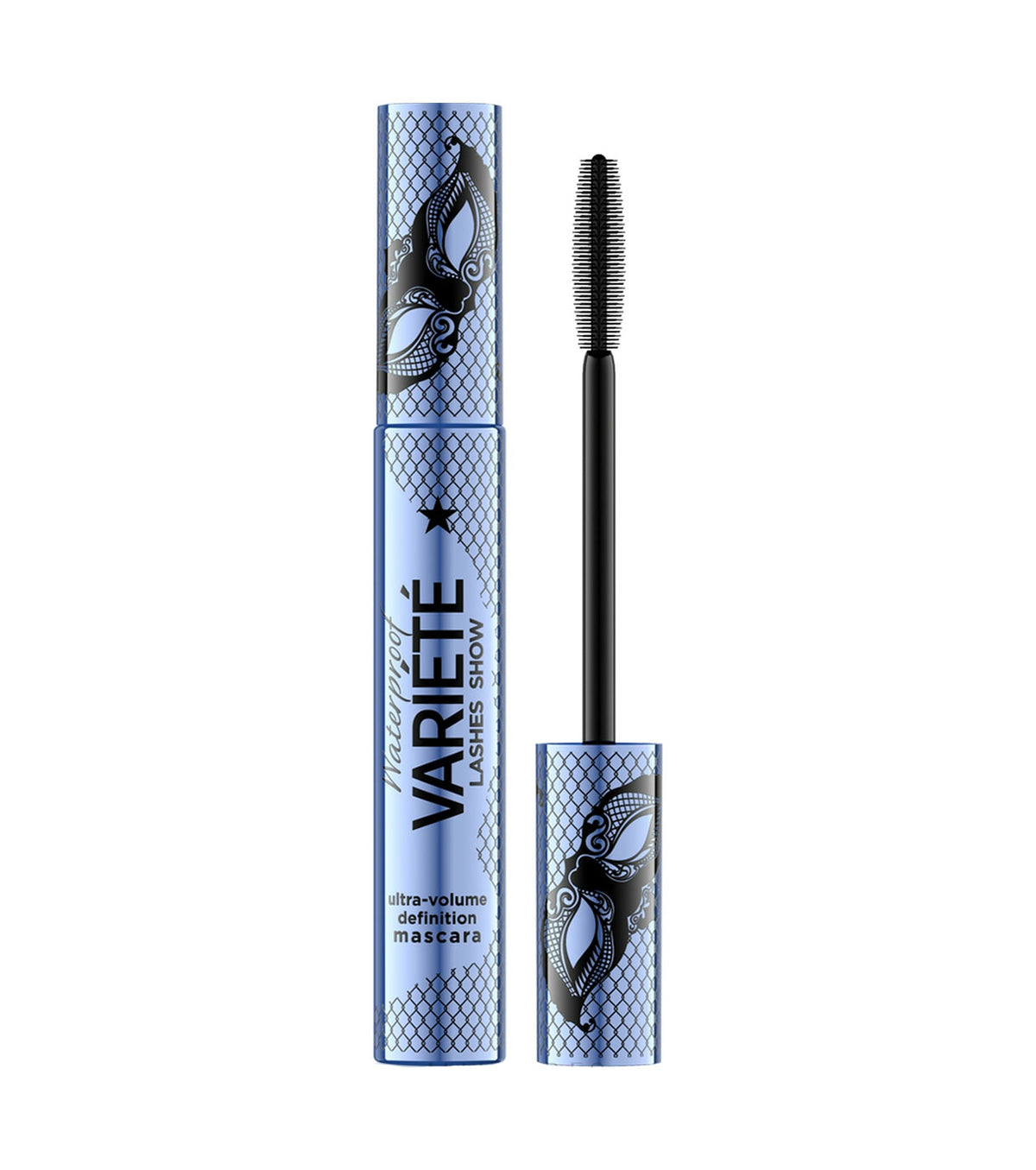 Eveline Cosmetics, Variete, Wasserdicht, Volumen, Wimperntusche, Intensives Schwarz, 10 ml