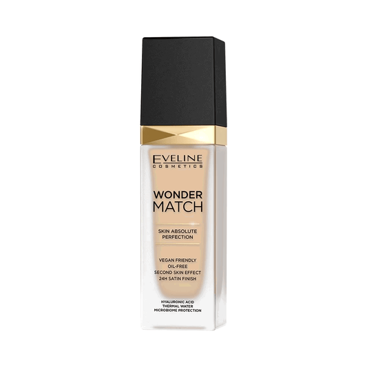 Eveline Cosmetics Eveline Cosmetics, Wonder Match Skin Absolute Perfection, Flüssige Grundierung, 10, Helles Vanille, 30 ml R