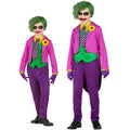"EVIL CLOWN" (Frack mit Hemd und Weste, Hose, Krawatte, Handschuhe) – Vorderansicht