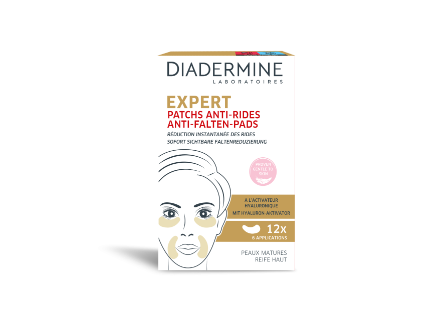 Diadermine Expert Anti-Falten-Patches für reife Haut, 6 Anwendungen