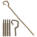 "FALTBARER SCHÄFERSTOCK" 146 cm – Vorderansicht