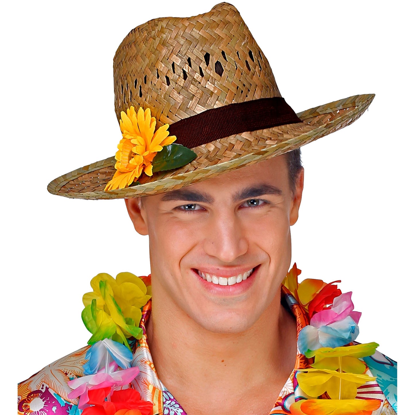 "FARMERHUT MIT SONNENBLUME" aus Stroh – Ansicht 4