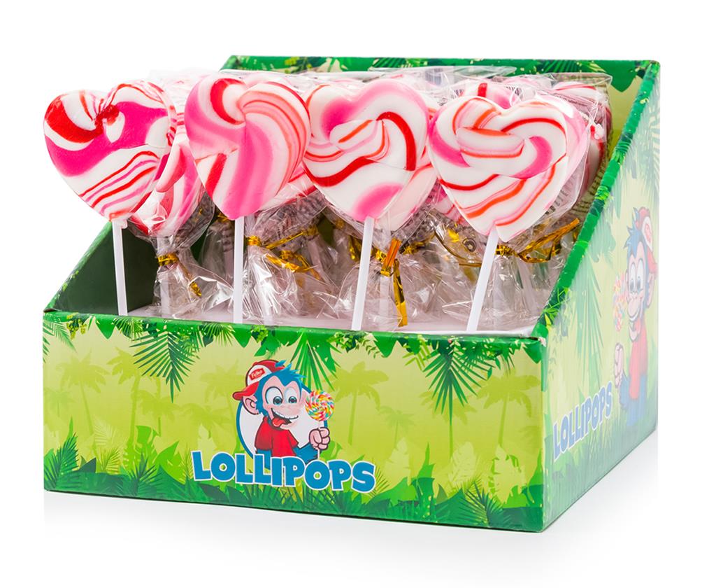 Felko Mini Lollipops Sweetheart 20g Herzförmige Lutscher