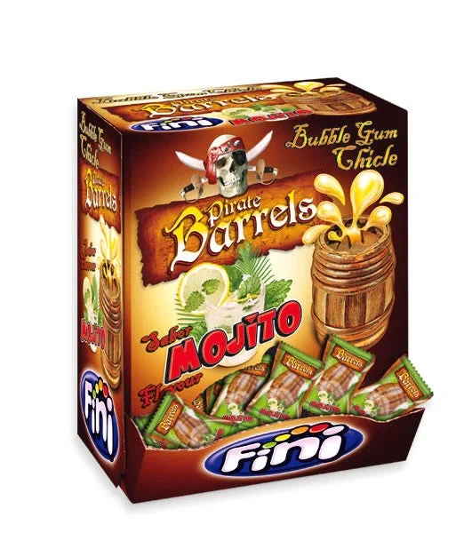 Fini Mojito Pirate Barrels Kaugummi 200er Produktbild – Produktansicht