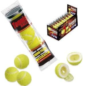 Fini Tennis Balls Fizzy 4 Kaugummis - Tennisball-Design Kaugummi
