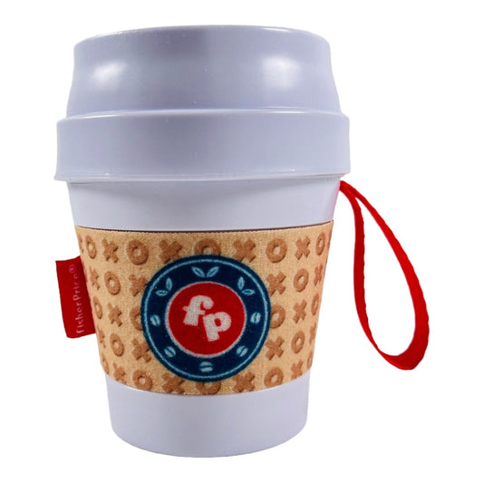 Fisher Price Fisher Price, Coffee Cup, Rasseln mit Beißspielzeug 2-in-1, Unisex, 3+ monate Regular
