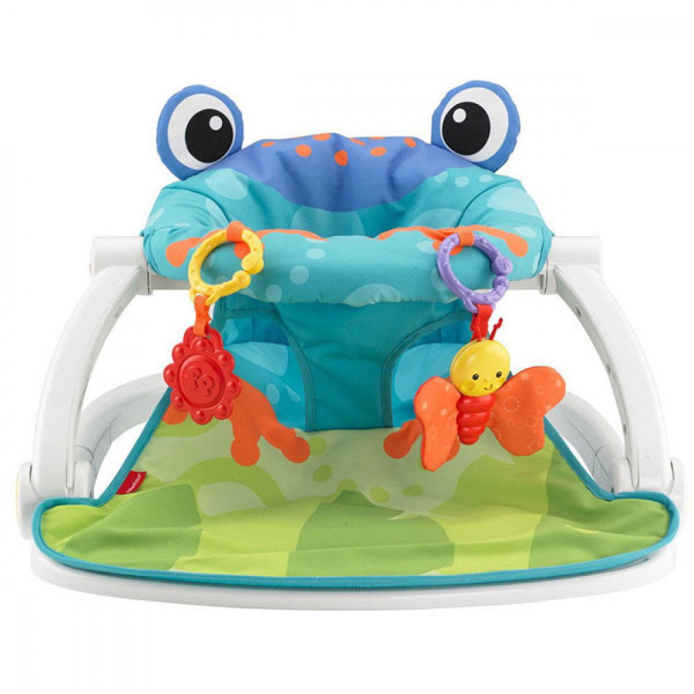 Fisher Price, Sit Me Up, Bodensitz mit Tablett, Kinderstuhl, Unisex, 6+ monate