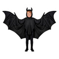 "FLEDERMAUS" (Umhang mit Kapuze und biegbaren Flügeln) – Vorderansicht