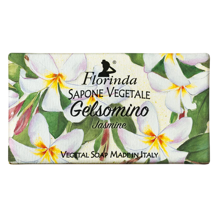 Florinda, Jasmine, Vegan, Hydrating & Cleansing, Floral, Duftende Seife, Körper, 100 g