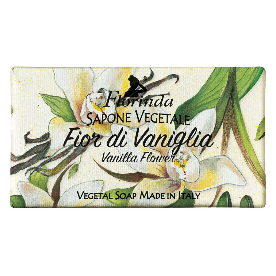 Florinda, Vanilla Flower, Vegan, Hydratisierend, Duftende Seife, Körper, 100 g