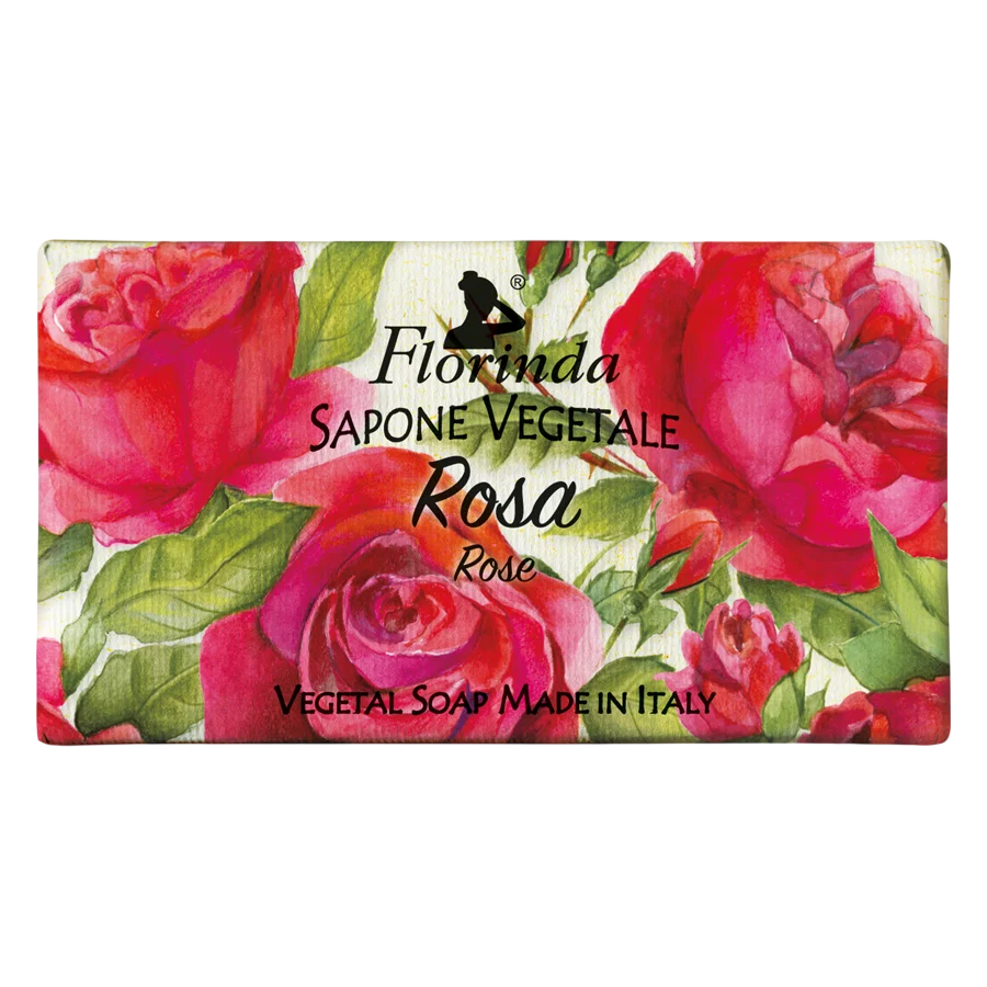 Florinda, Rosa, Vegan, Hydratisierend, Duftende Seife, Körper, 100 g