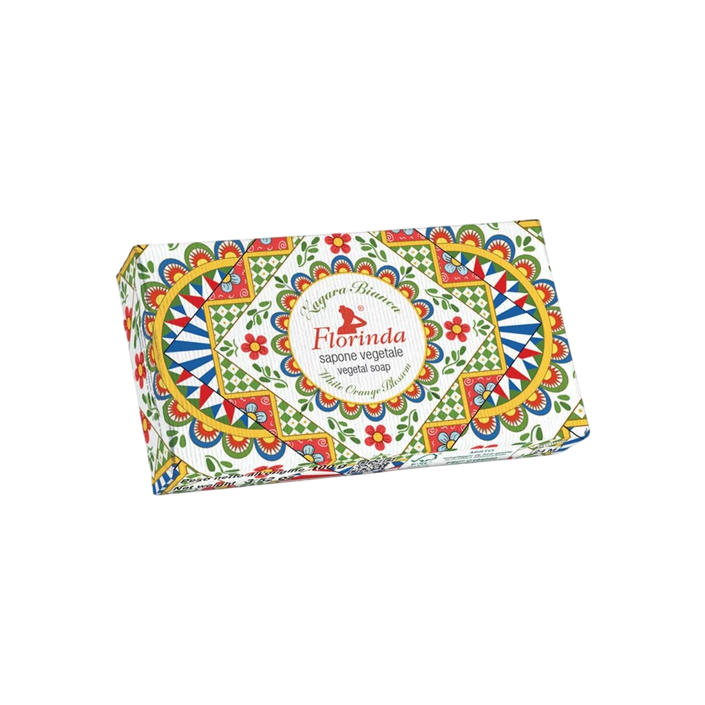 Florinda, White Orange Blossom, Vegan, Hydratisierend, Duftende Seife, Körper, 100 g