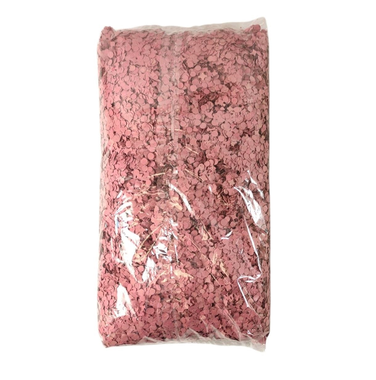 Roter Konfetti in einem 1 kg wiederverschließbaren Beutel für Partys und Veranstaltungen.