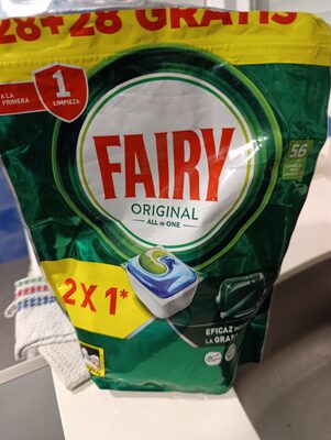 FAIRY FAIRY Todo En 1 Original Geschirrspülkapseln 56 Stück Kosmetik
