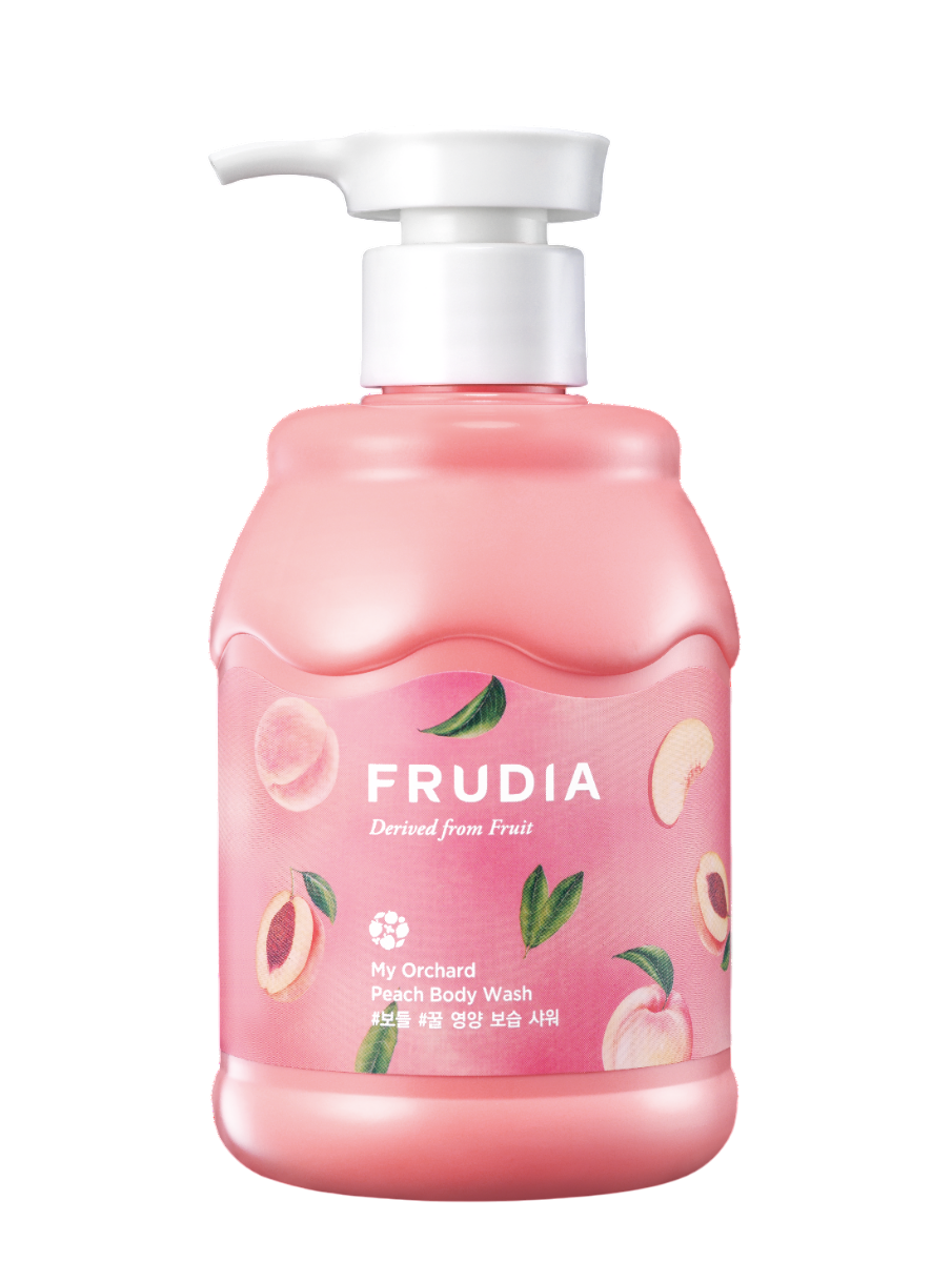 Frudia Frudia, Delivered From Fruit, Pfirsich, Reinigung, Duschgel, 350 ml Regular
