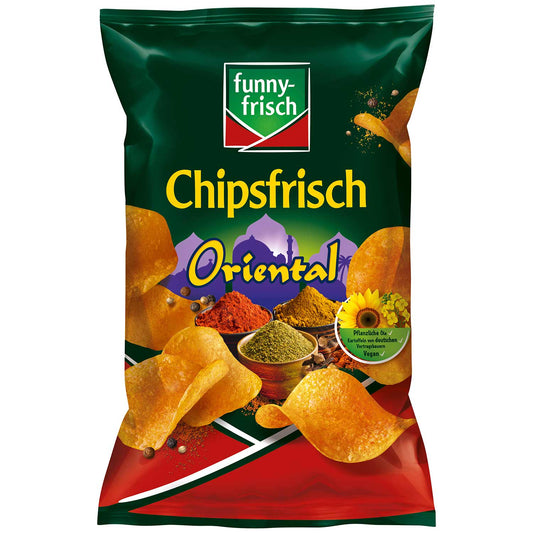 Funny-Frisch Chipsfrisch Oriental 150g Kartoffelchips mit orientalischem Geschmack