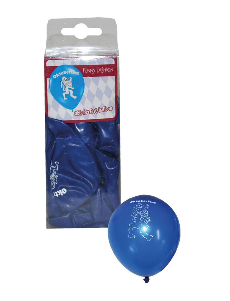 Latexballons Oktoberfest Blau – FunnyFashion 12er Pack 30 cm - Fasnacht24.ch