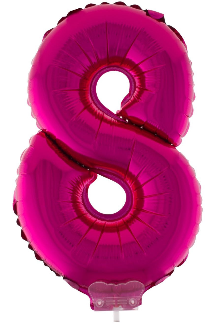 Folienballon Zahl 8 Pink 41cm – FunnyFashion Partydeko - Fasnacht24.ch
